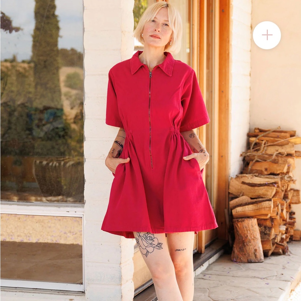 Noble utility dress in petunia size medium